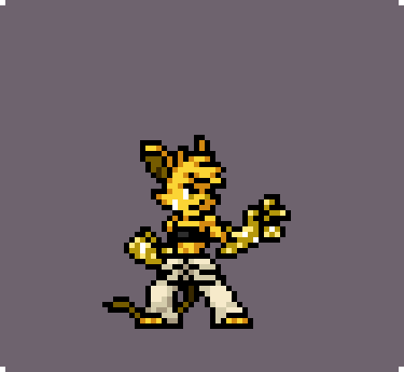 Taunt for Golden Olympia skin, made for Rivals of Aether (2023).
