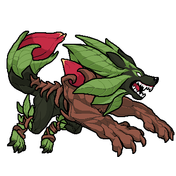 Portrait of Sylvanos, made for Rivals of Aether's workshop update (2022).