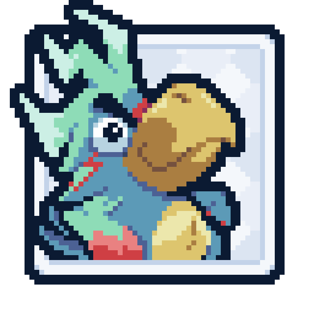 Animated emote made for Creatures of Aether (2021).