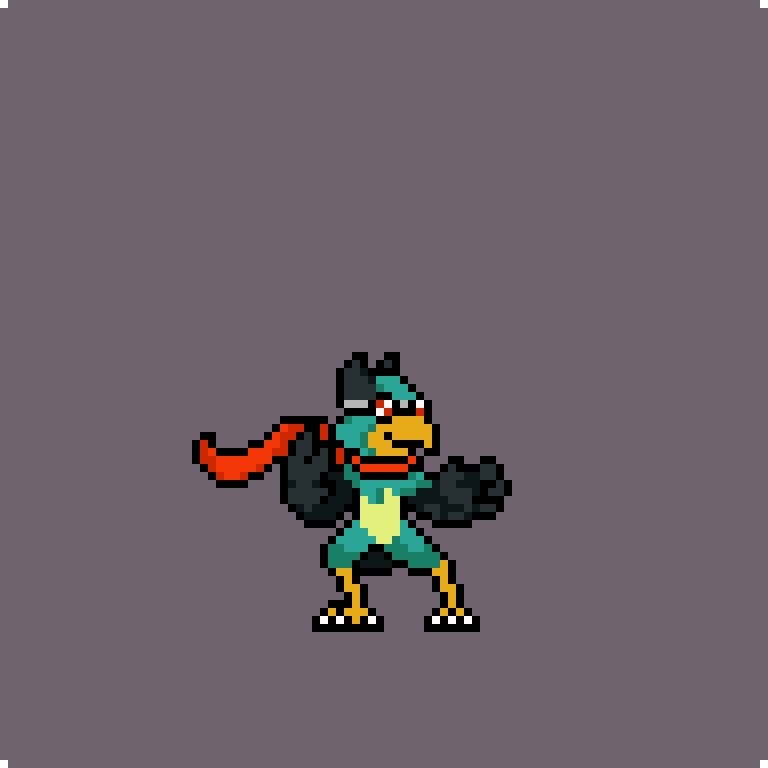 Showcase of animations made for the Street Wave skin of Wrastor, meant to promote Heat Wave 5 for Rivals of Aether (2022).